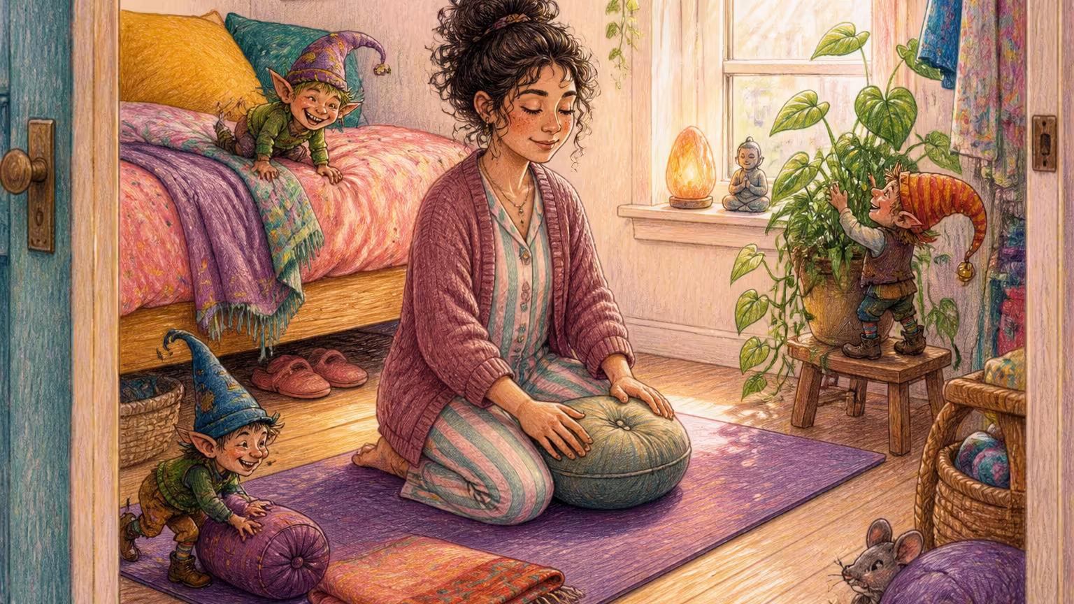 Ton coin yoga et méditation à la maison (sans te ruiner)