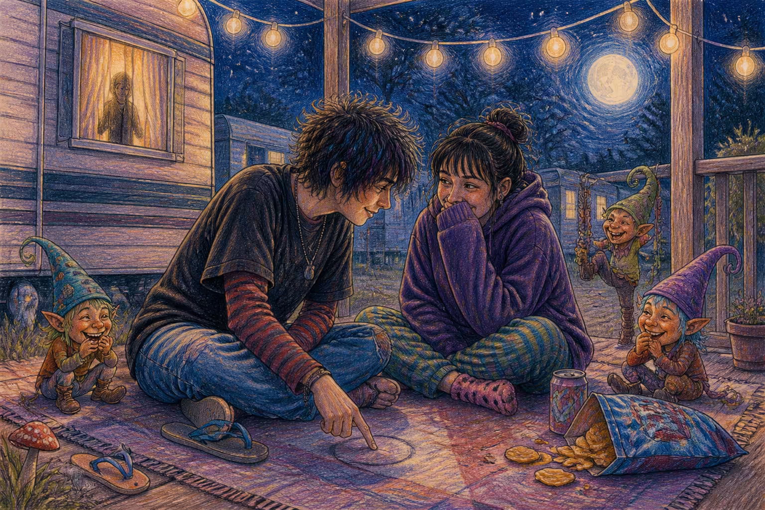 A Magikitos scene that pictures the expression Doing bits