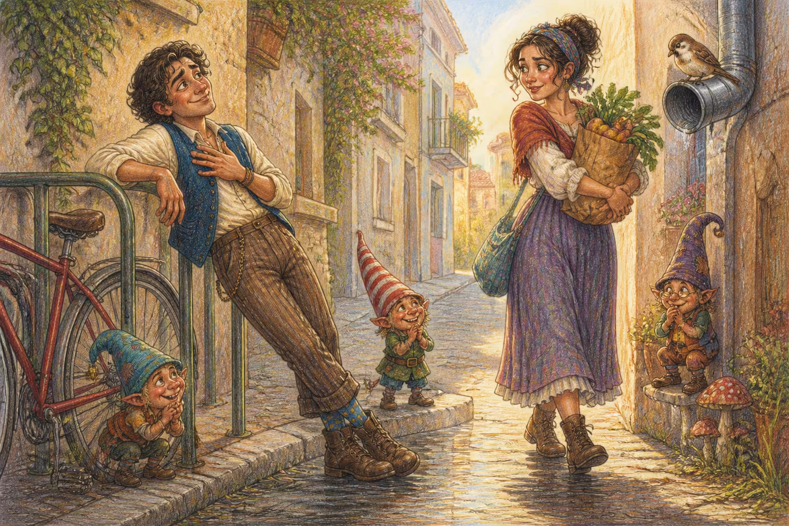 A Magikitos scene that pictures the expression Chirpsing
