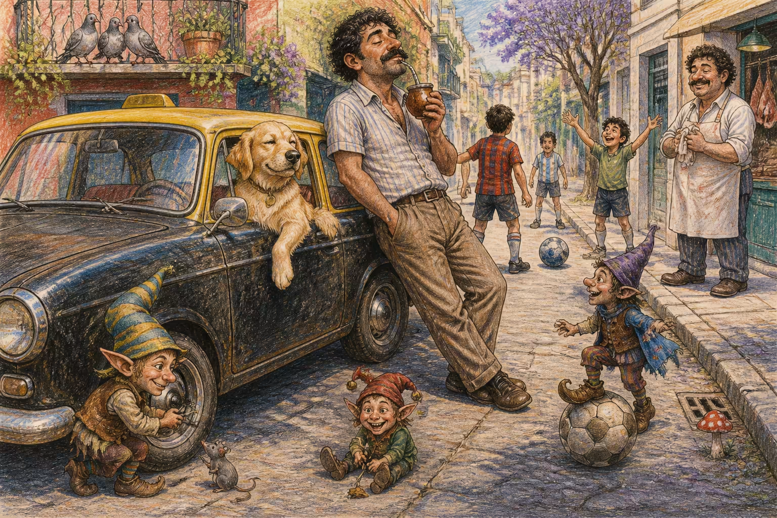 Escena de los Magikitos que ilustra la expresión ¡Joya nunca taxi!