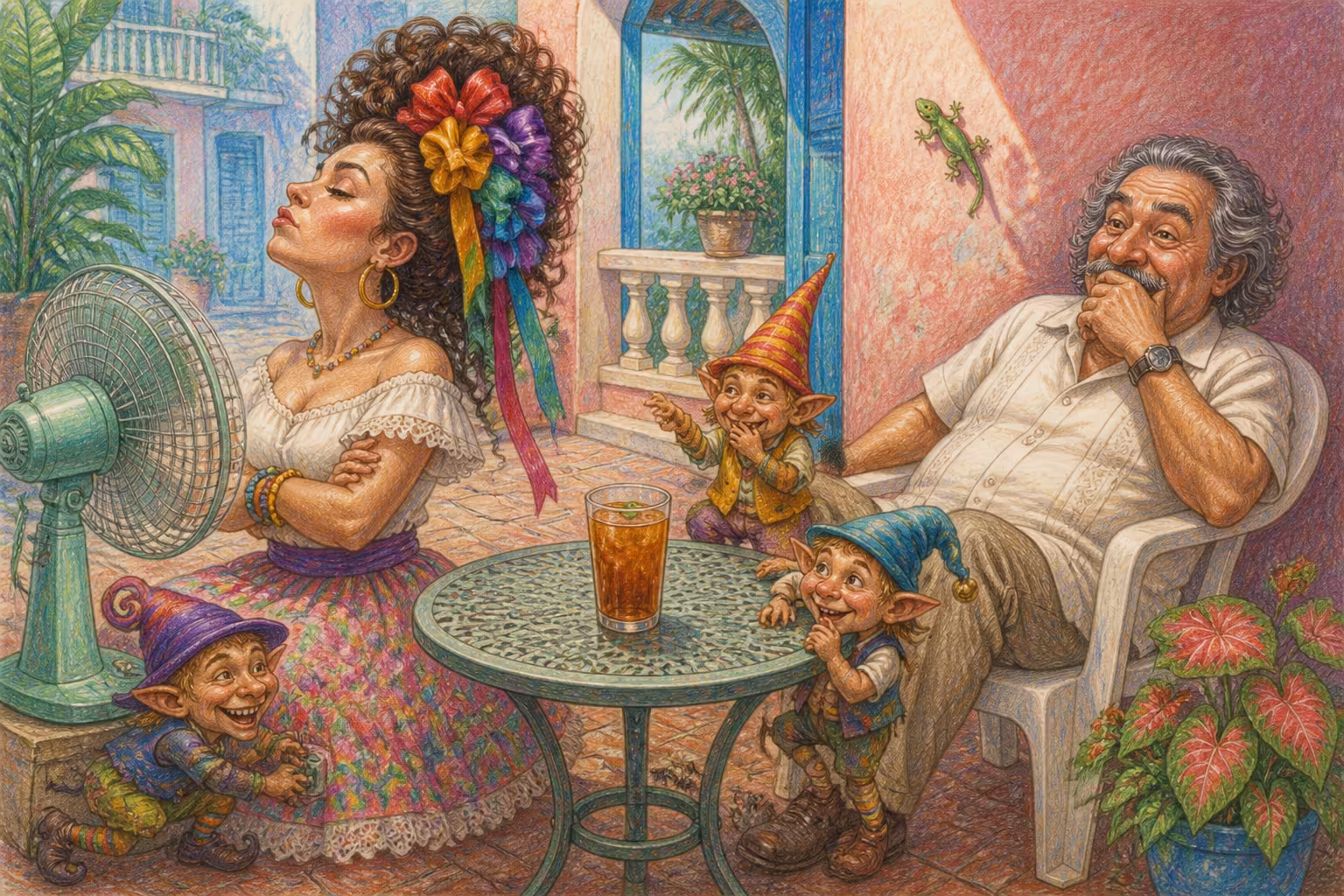Escena de los Magikitos que ilustra la expresión Ponerse los moños