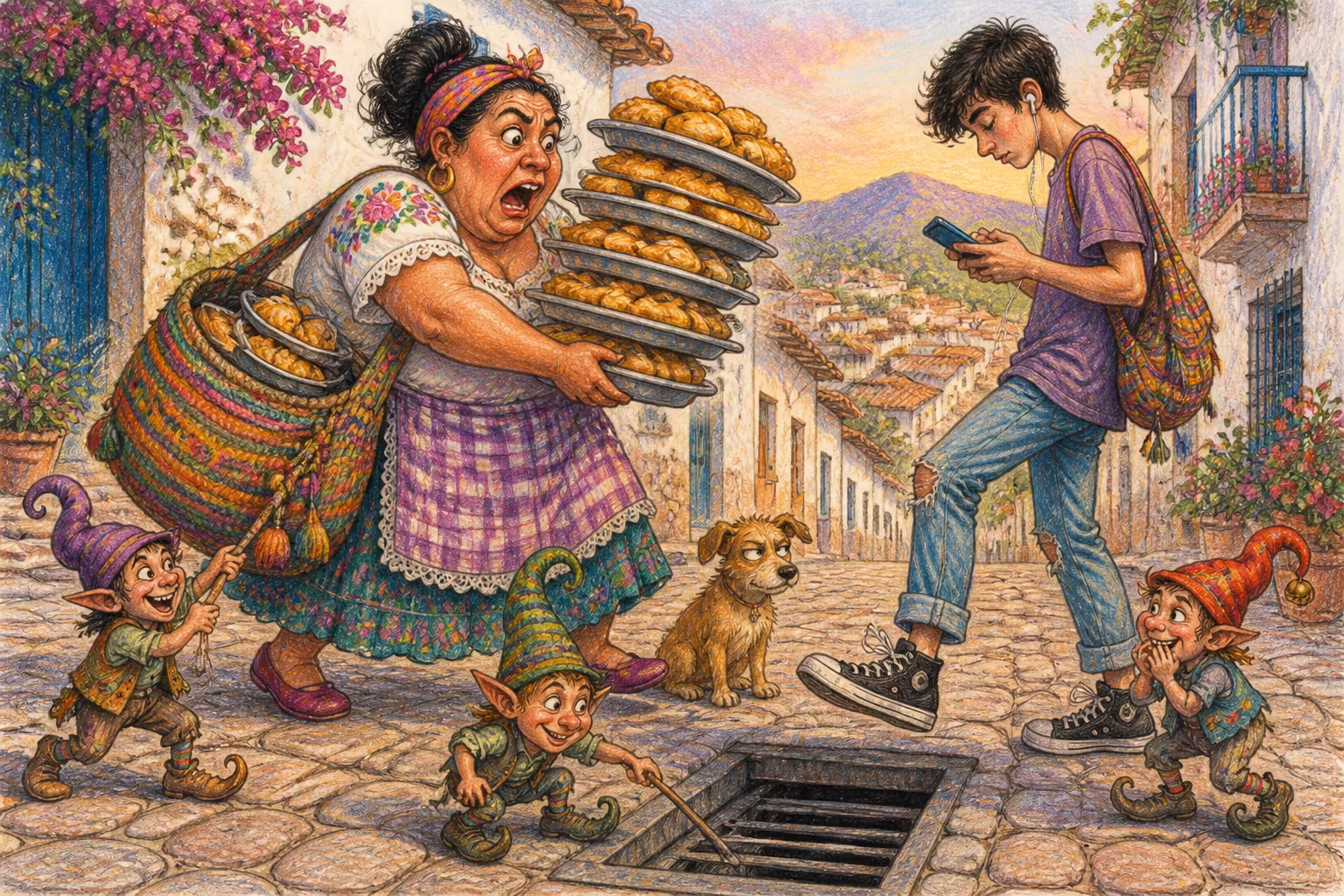 Escena de los Magikitos que ilustra la expresión Pararle bolas