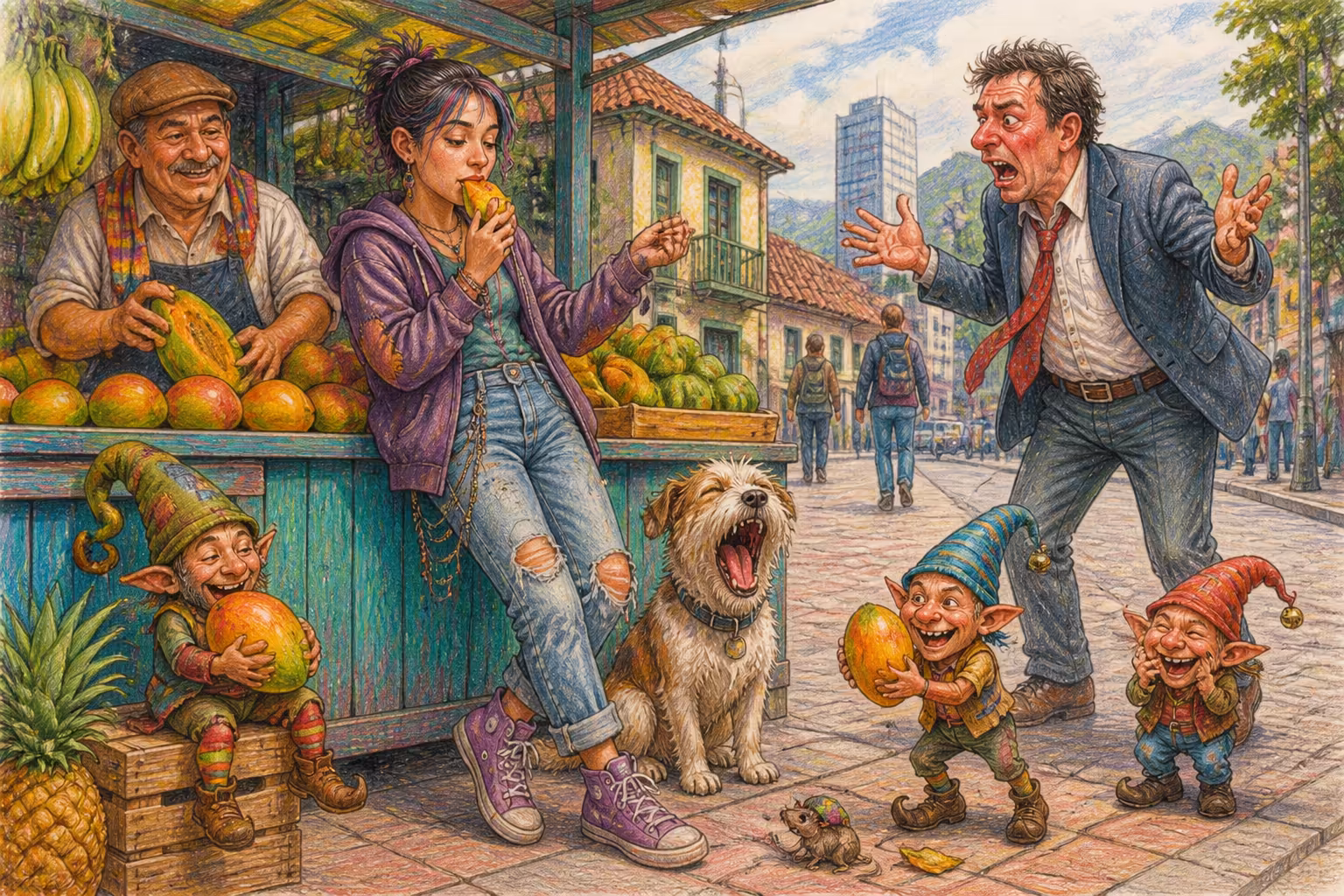 Escena de los Magikitos que ilustra la expresión Parar bolas