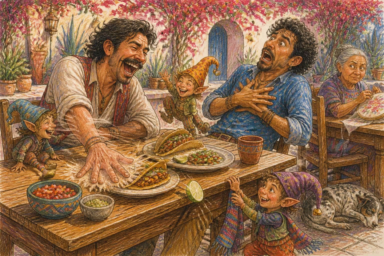 Escena de los Magikitos que ilustra la expresión Chinga tu madre