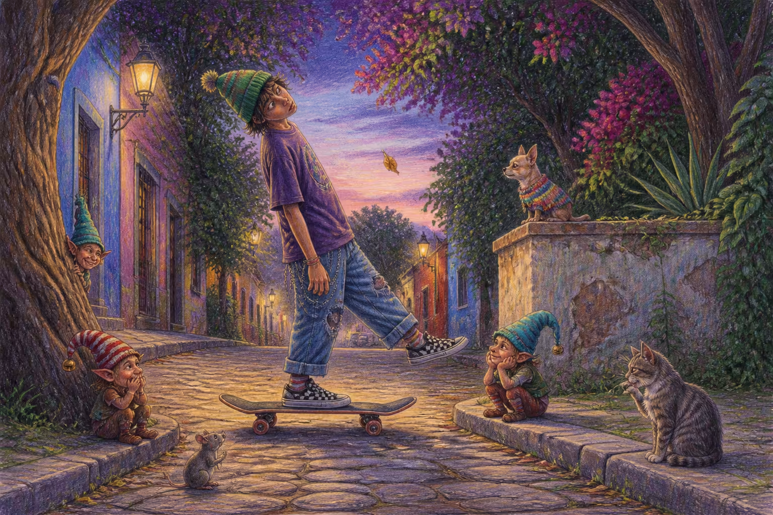 Escena de los Magikitos que ilustra la expresión Sacar de onda