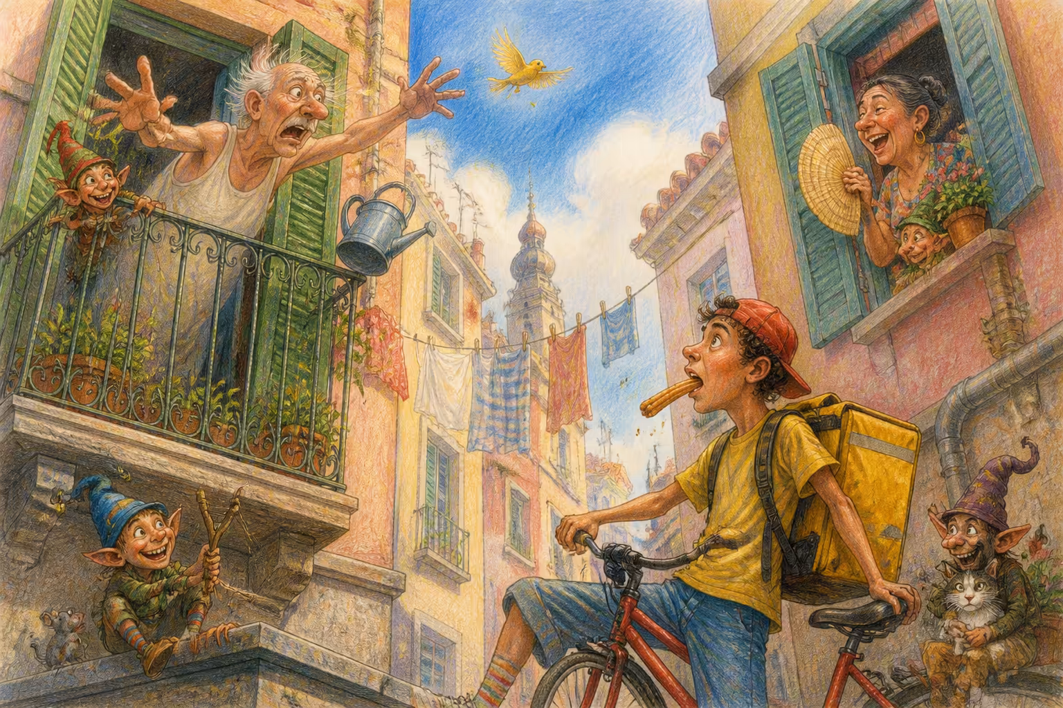 Escena de los Magikitos que ilustra la expresión ¡La madre que parió a Panete!