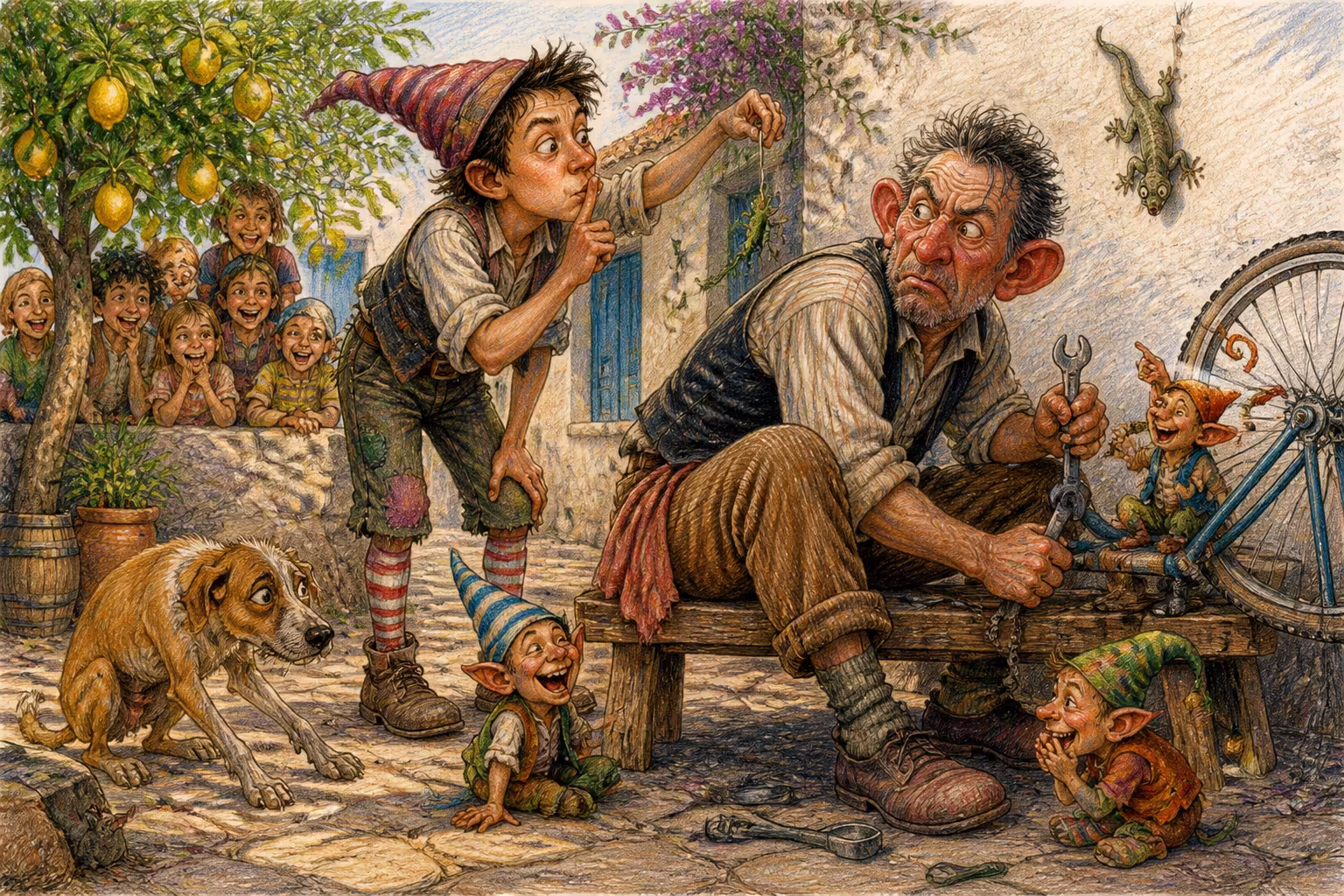 Escena de los Magikitos que ilustra la expresión Meter cabra