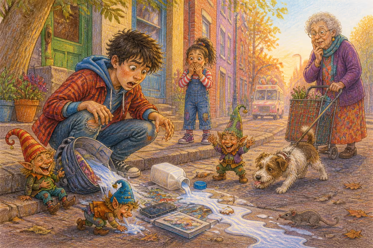Escena de los Magikitos que ilustra la expresión Jolines