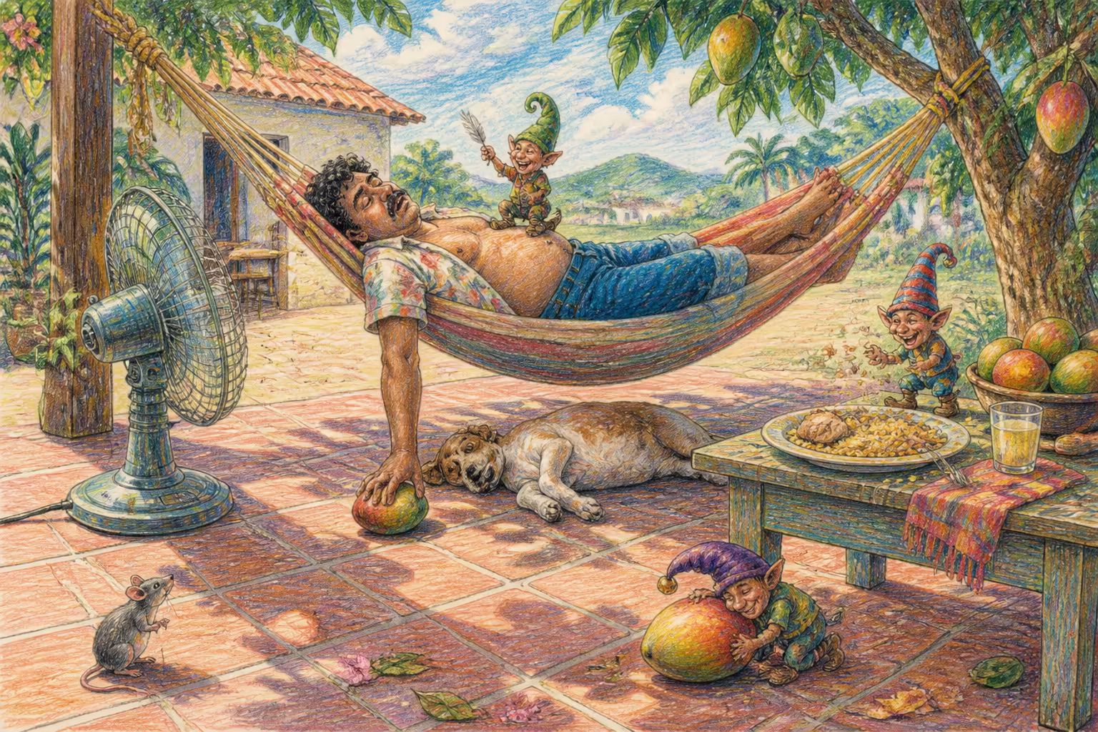 Escena de los Magikitos que ilustra la expresión Echar pata