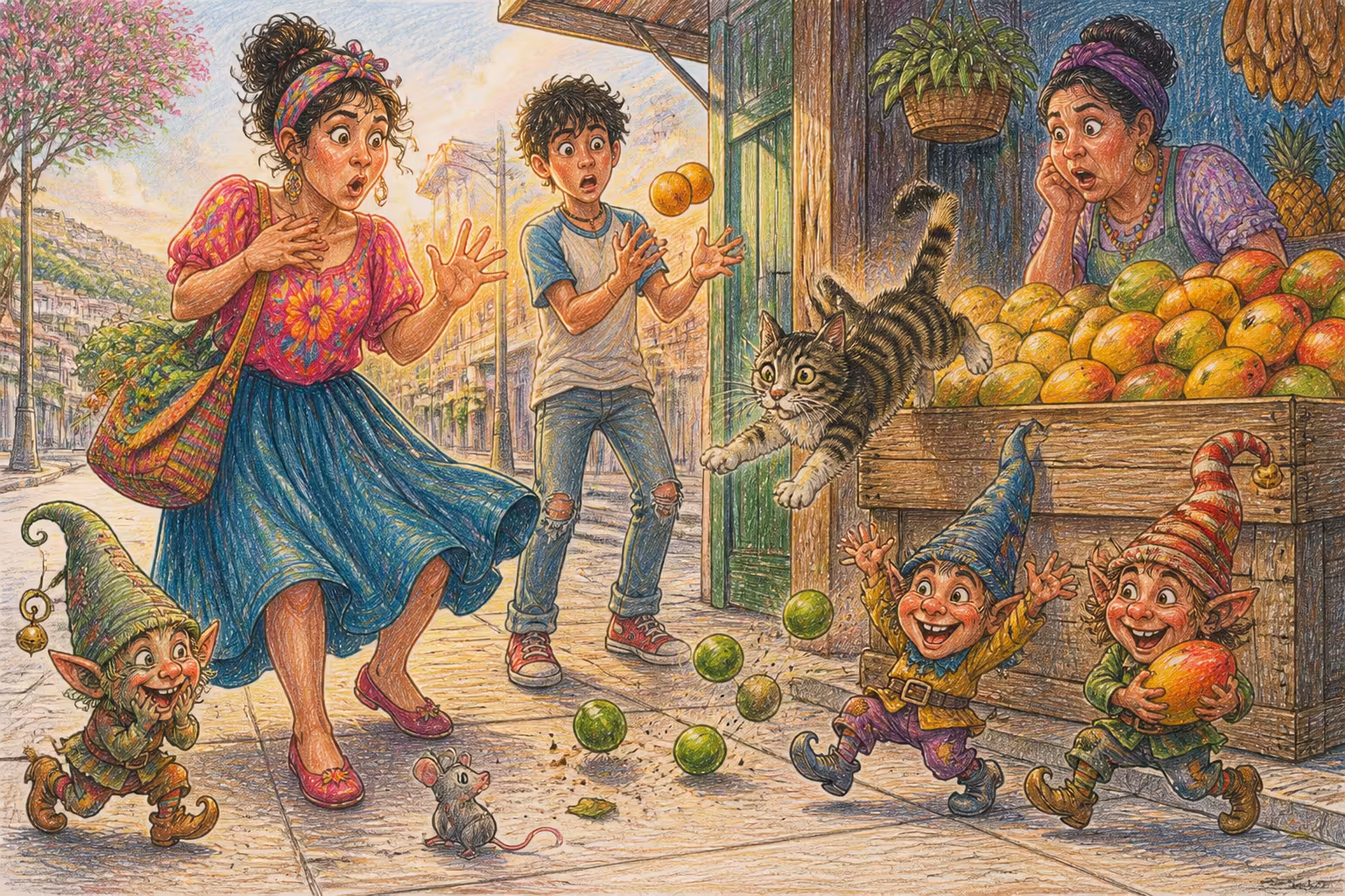Escena de los Magikitos que ilustra la expresión Me dio un yeyo