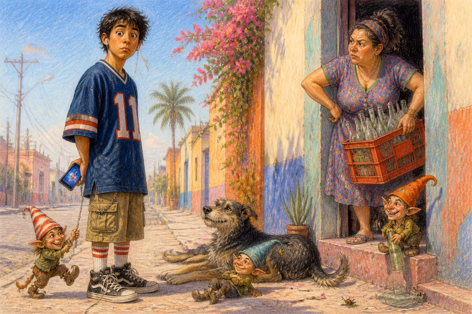 Escena de los Magikitos que ilustra la expresión Hacerle al tío Lolo