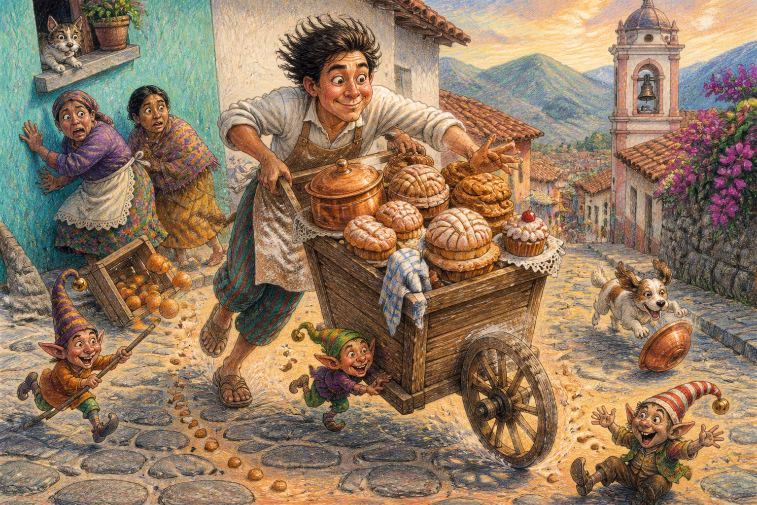 Escena de los Magikitos que ilustra la expresión Estar embalado