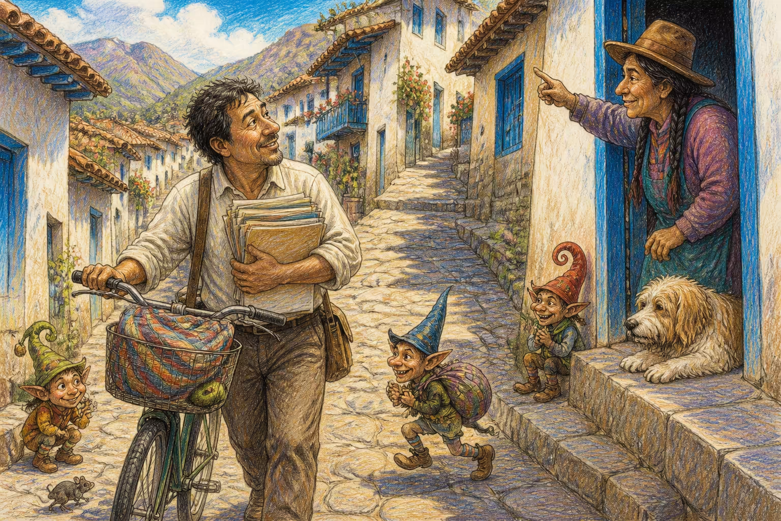 Escena de los Magikitos que ilustra la expresión Hacer la vuelta