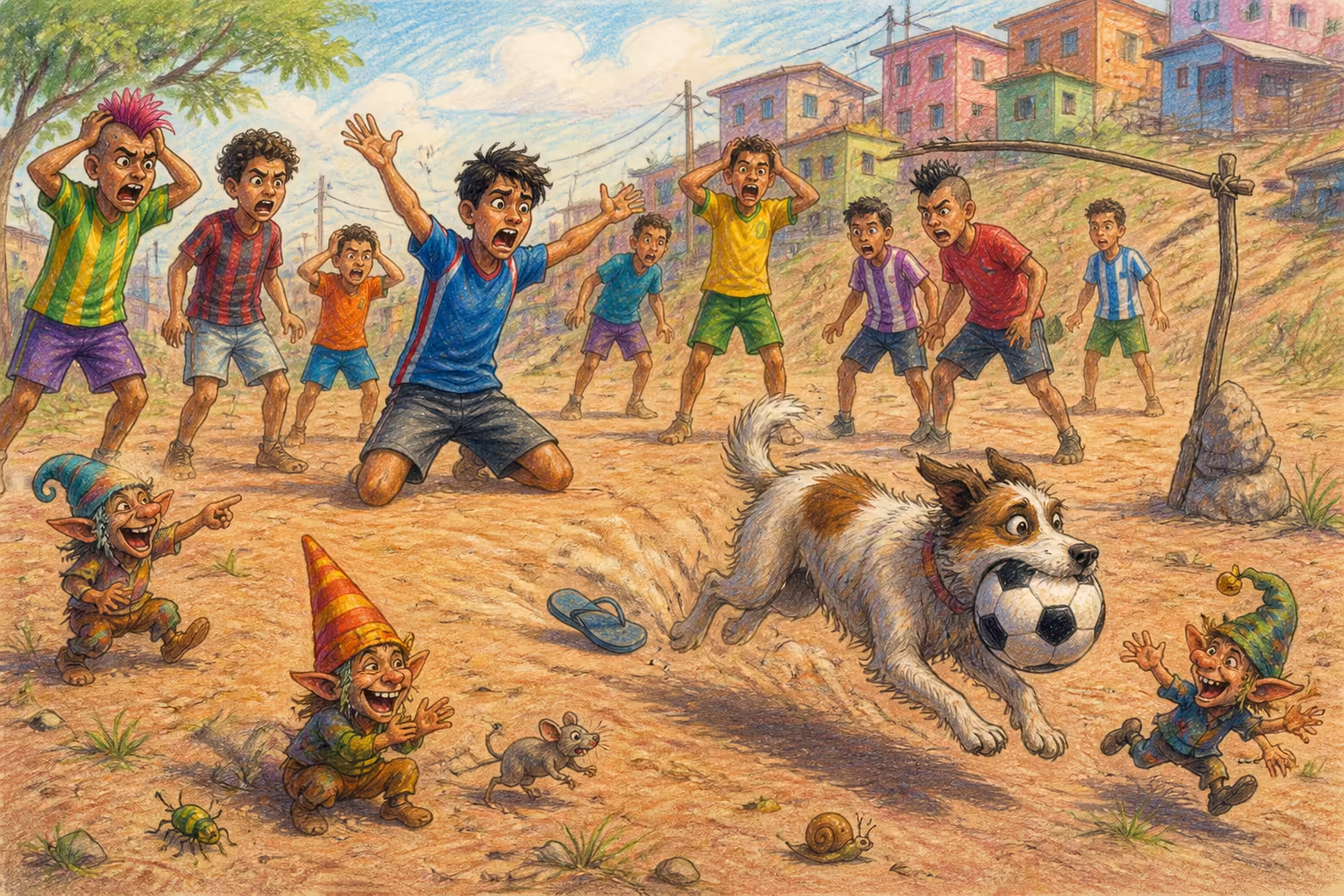 Escena de los Magikitos que ilustra la expresión Carechimba