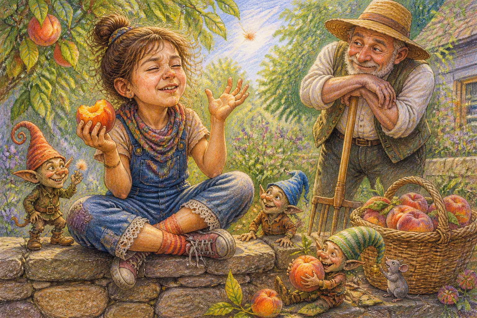 Escena de los Magikitos que ilustra la expresión Si te gusta el durazno, bancate la pelusa.