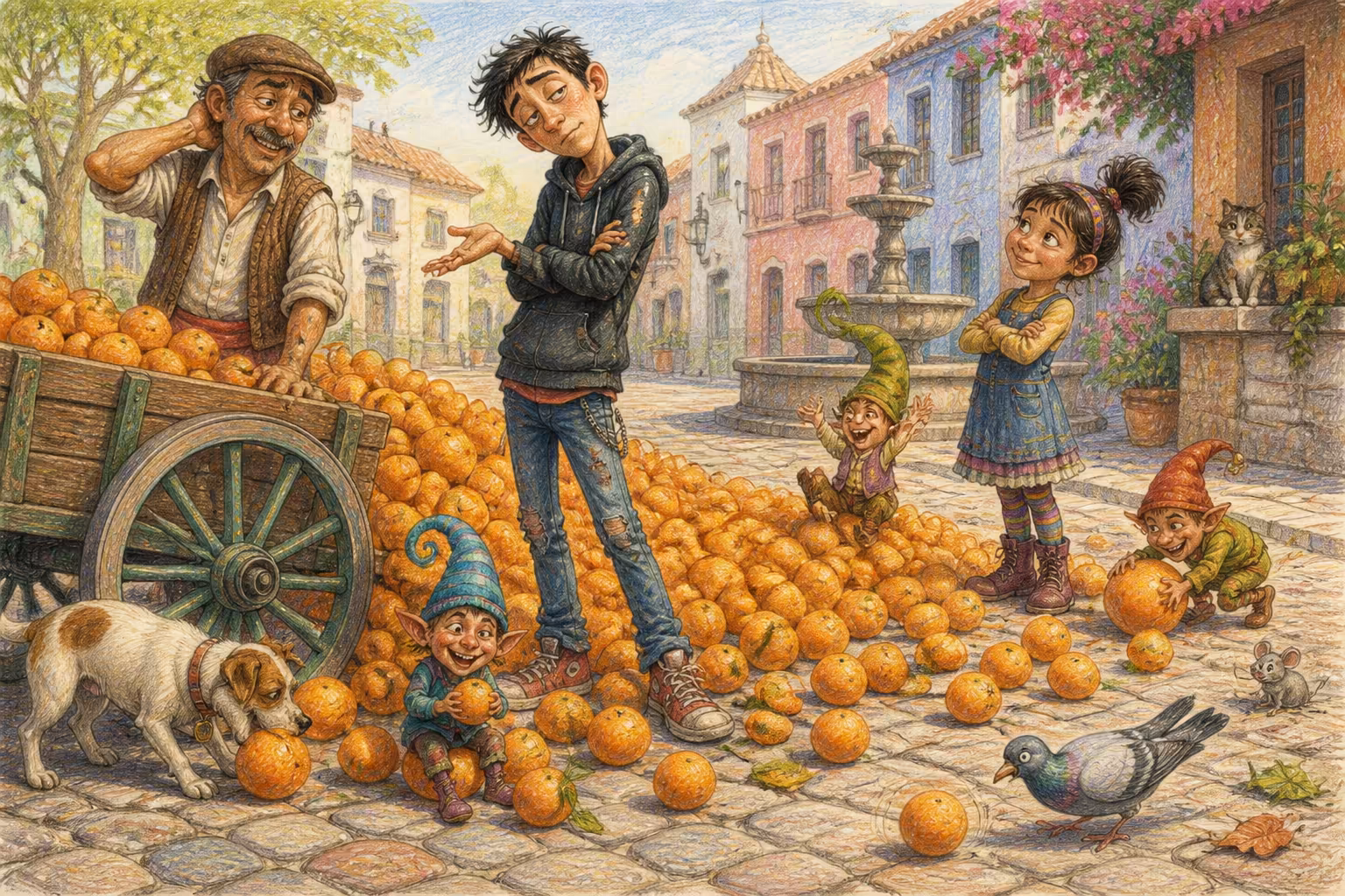 Escena de los Magikitos que ilustra la expresión No manzana