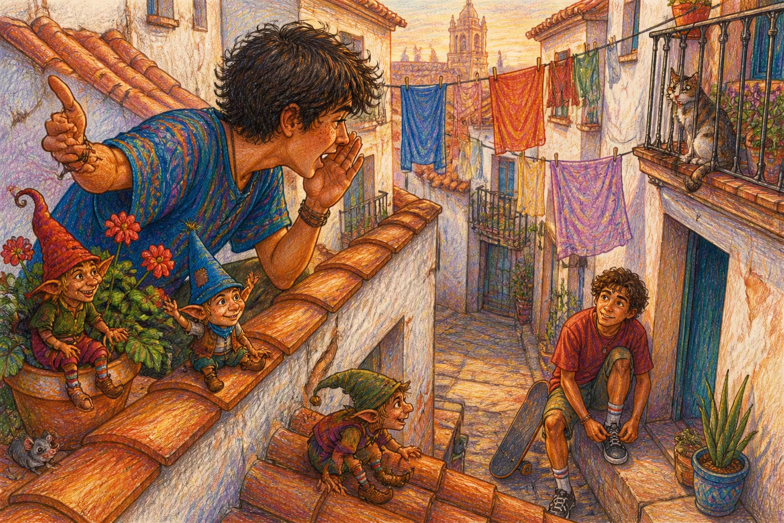 Escena de los Magikitos que ilustra la expresión Quillo