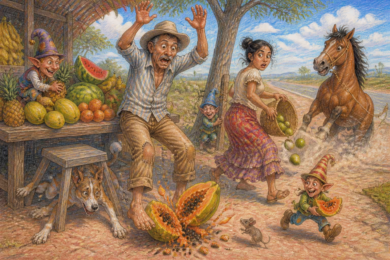 Escena de los Magikitos que ilustra la expresión Juemadre