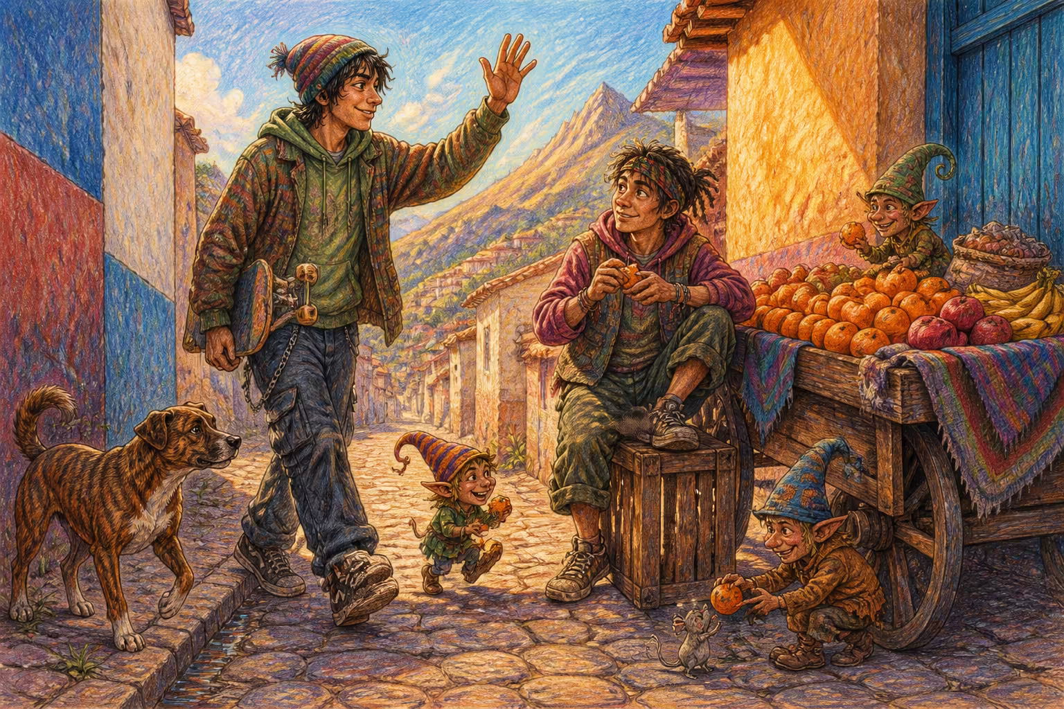 Escena de los Magikitos que ilustra la expresión ¿Qué fue?