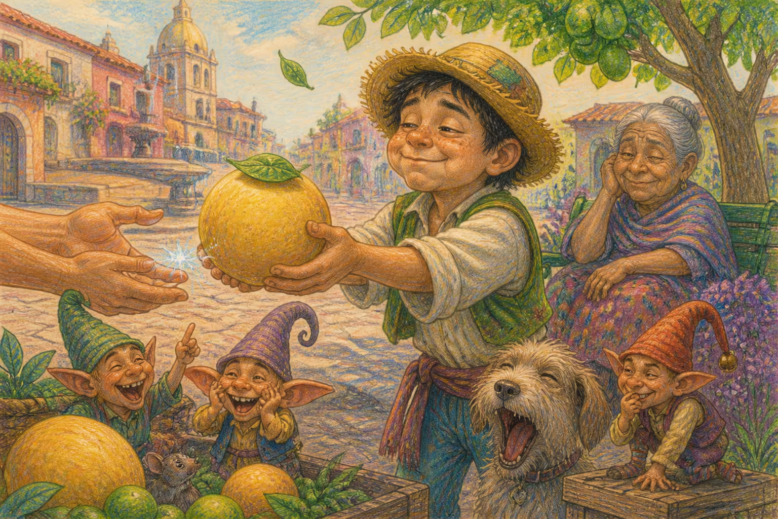 Escena de los Magikitos que ilustra la expresión Corazón de melón