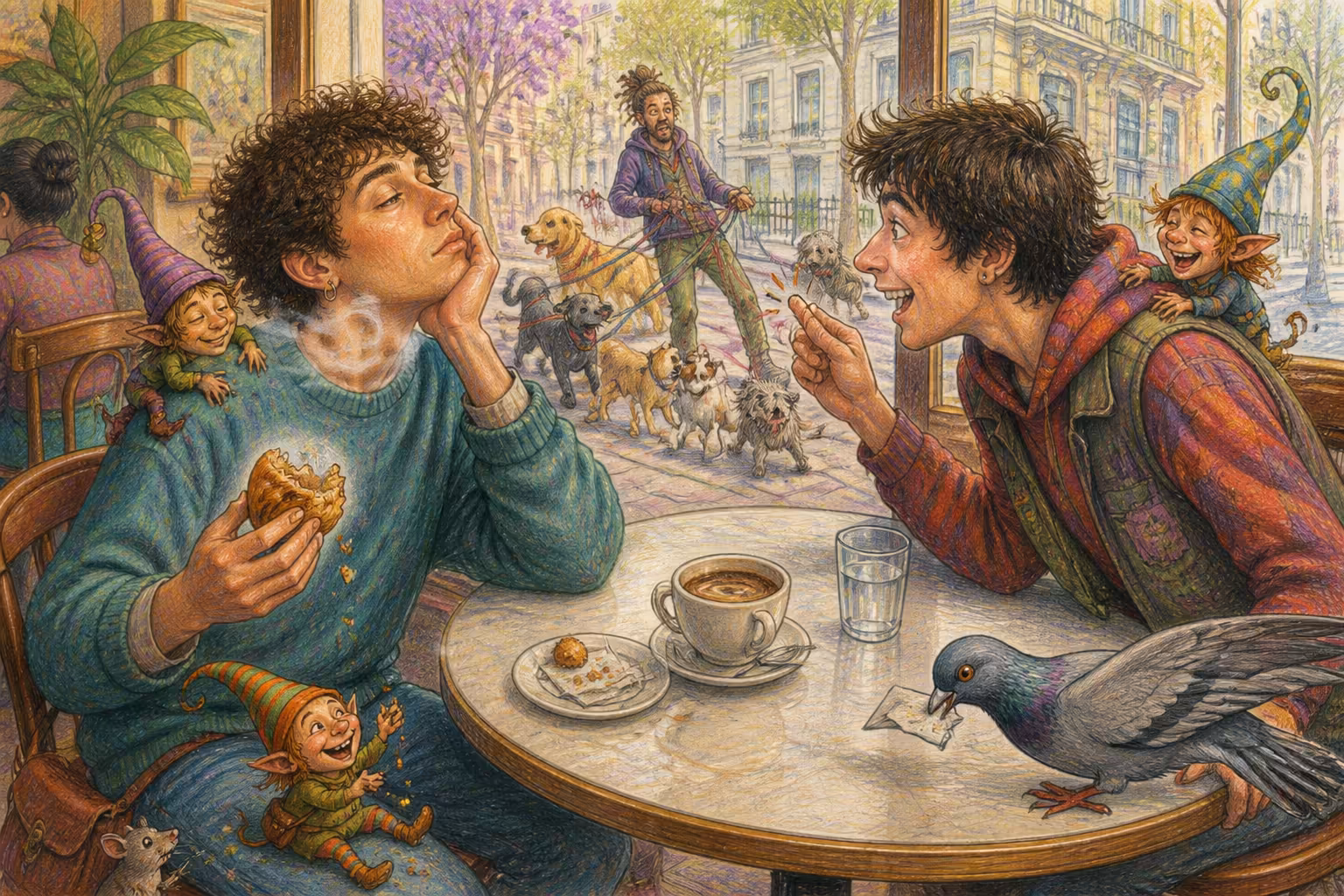 Escena de los Magikitos que ilustra la expresión Estar en una nube de pedos