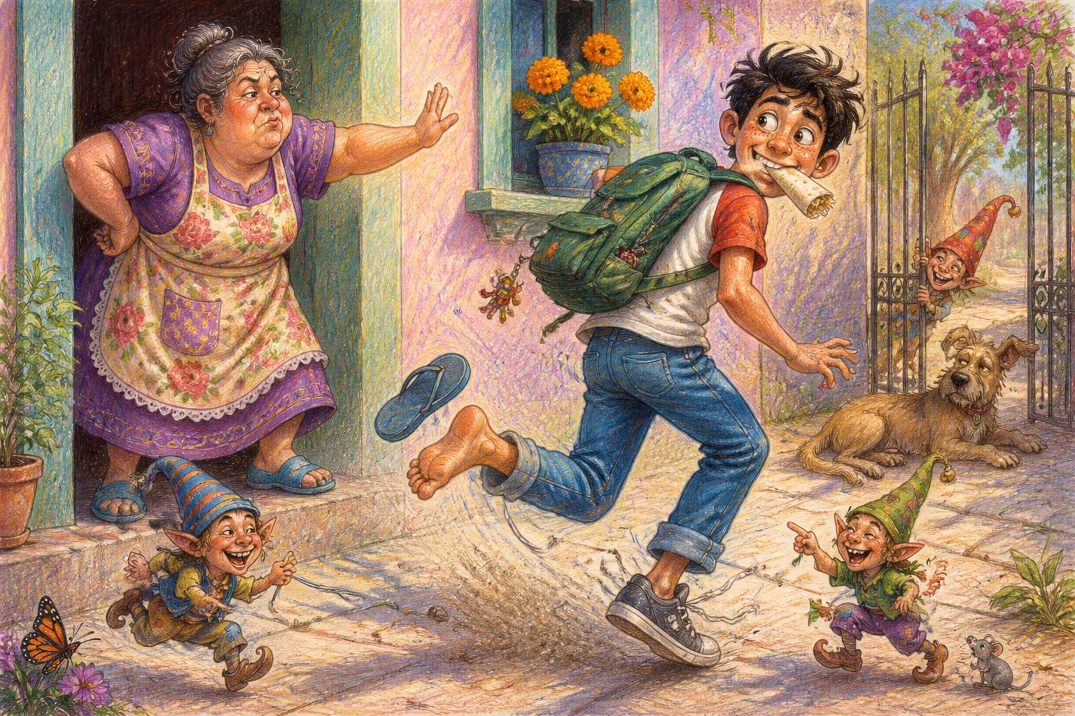 Escena de los Magikitos que ilustra la expresión Ándale