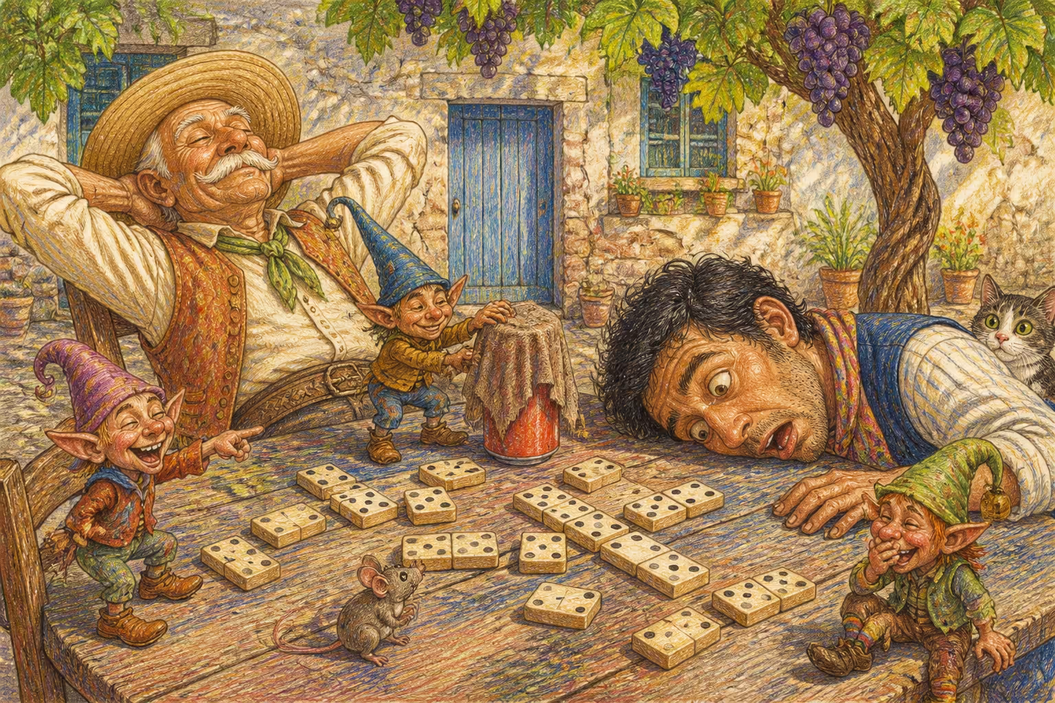 Escena de los Magikitos que ilustra la expresión Pasar el trapo