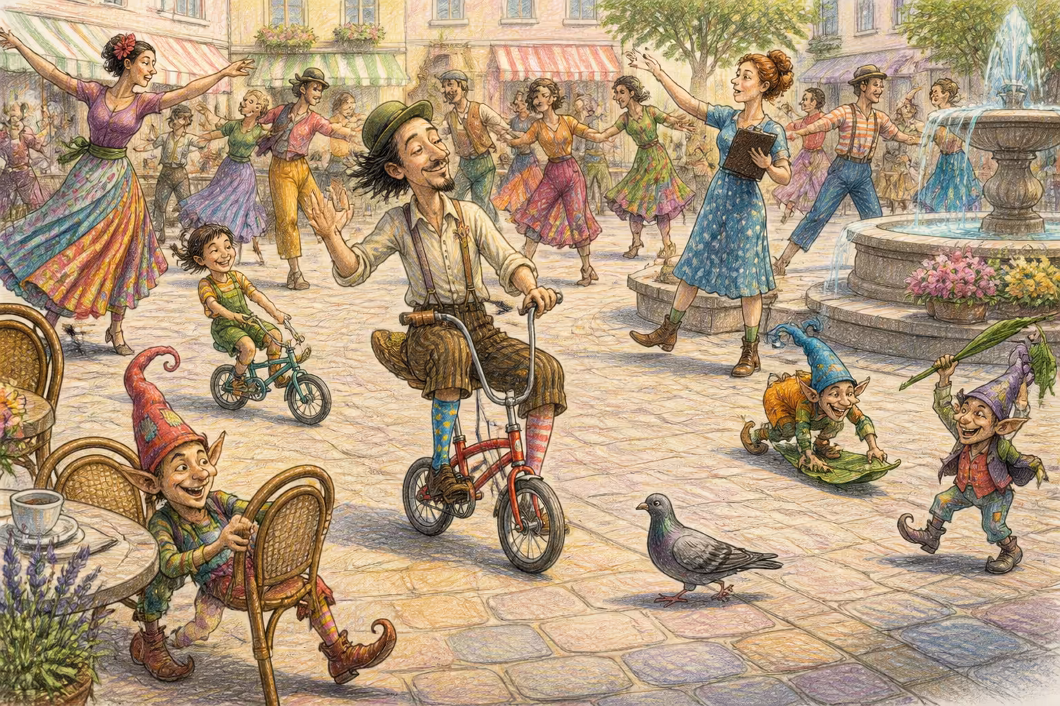 Escena de los Magikitos que ilustra la expresión Ir a su bola
