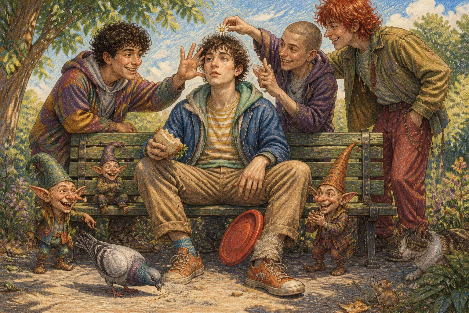 Escena de los Magikitos que ilustra la expresión Estar empanado