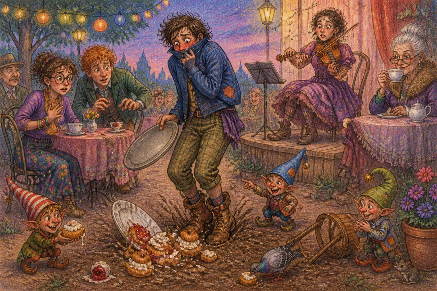 Una scena dei Magikitos che illustra l'espressione Fare una figura di palta