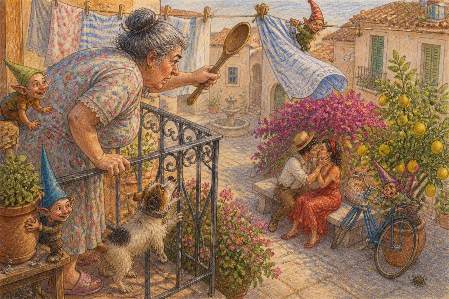Una scena dei Magikitos che illustra l'espressione Pomiciare