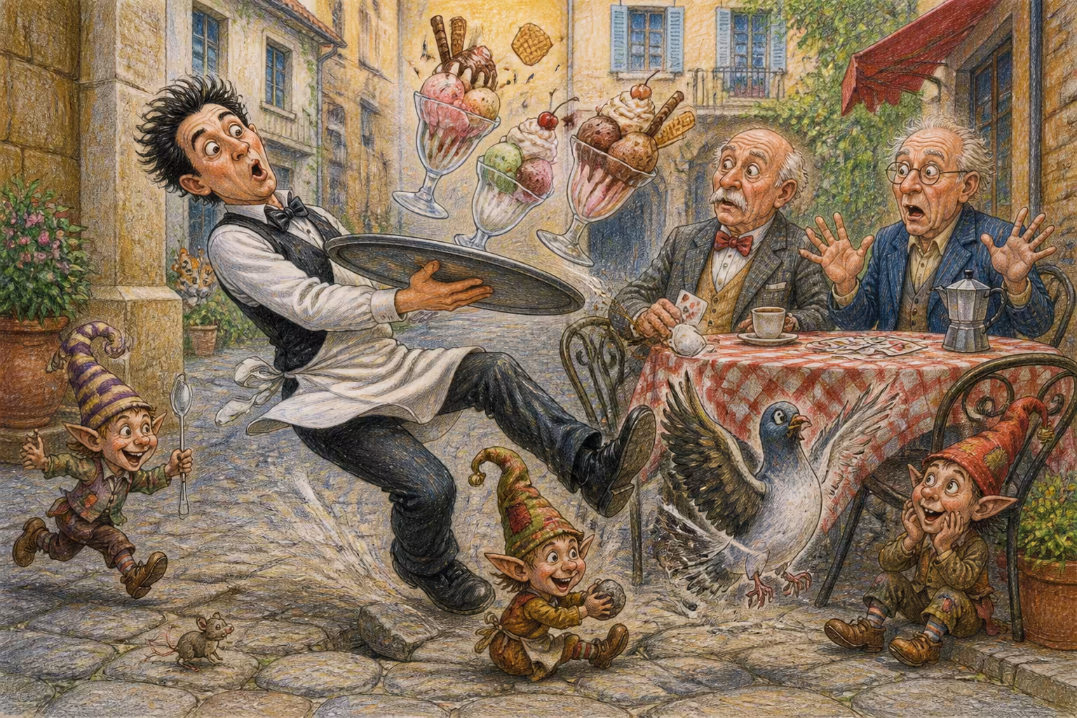 Una scena dei Magikitos che illustra l'espressione Ciumbia