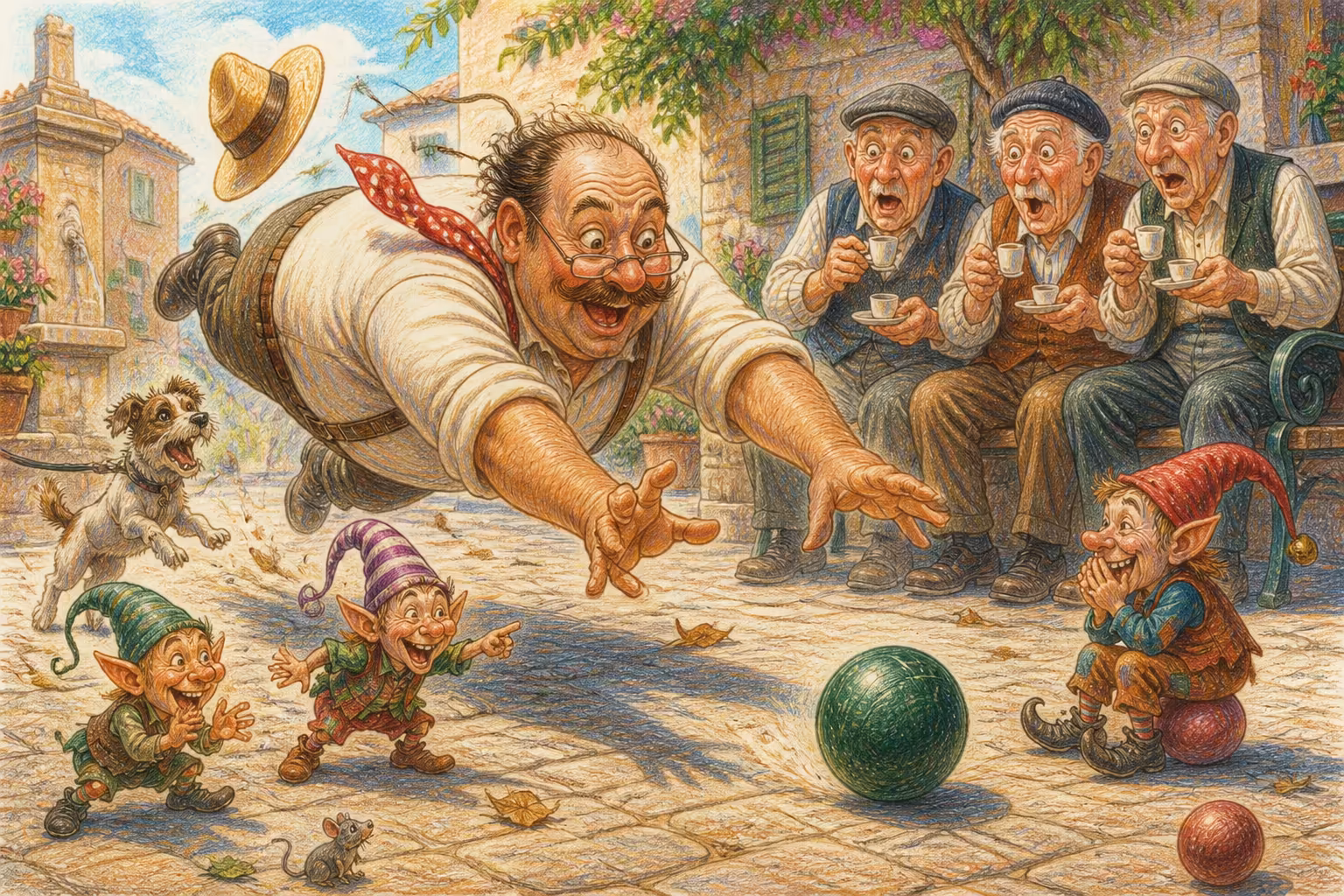 Una scena dei Magikitos che illustra l'espressione Dare il bianco