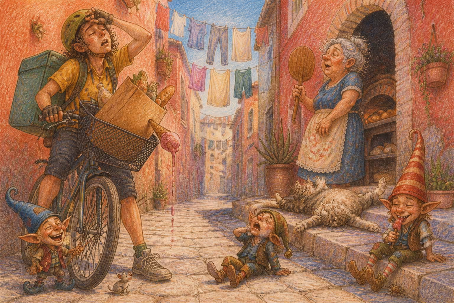 Una scena dei Magikitos che illustra l'espressione Caldazza