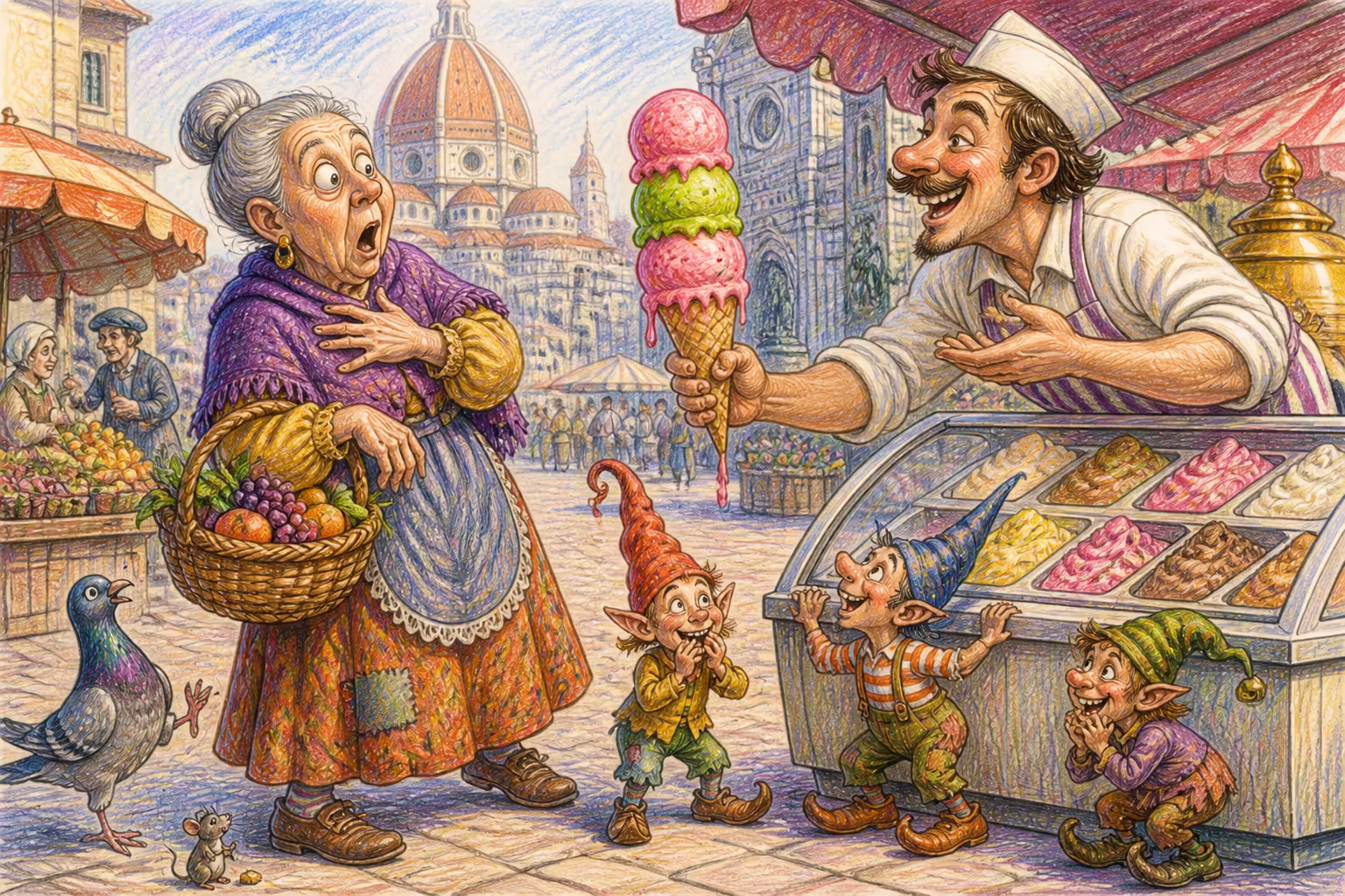 Una scena dei Magikitos che illustra l'espressione Boia dé
