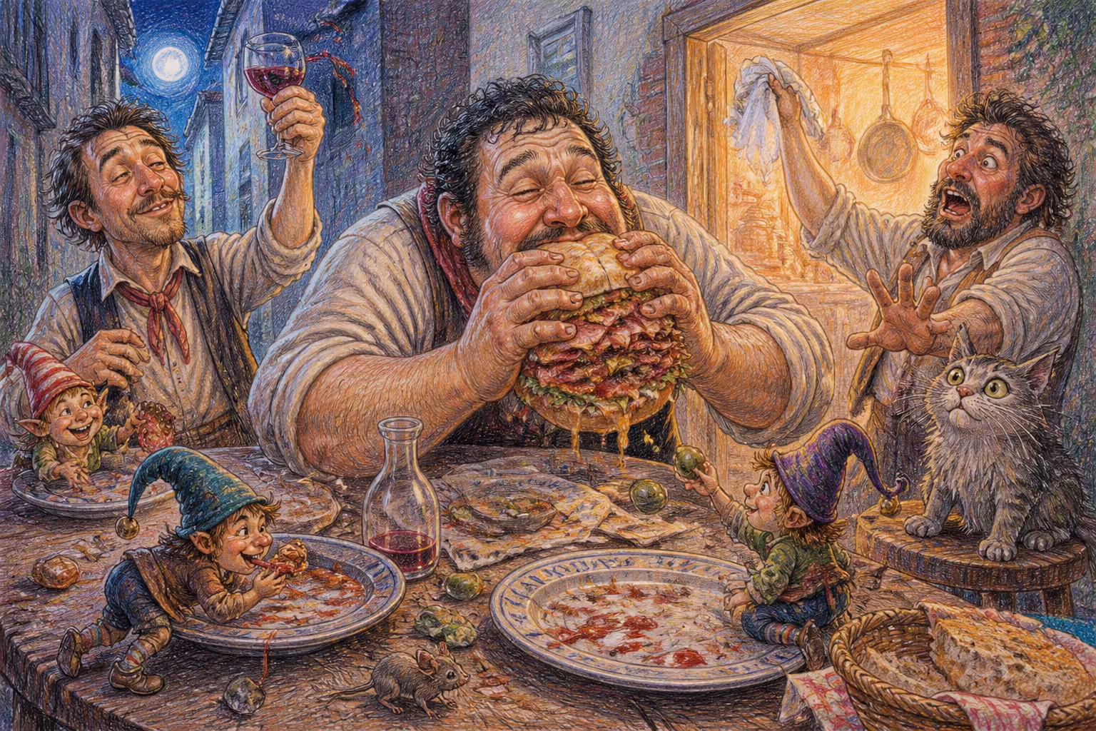 Una scena dei Magikitos che illustra l'espressione Sgagnare