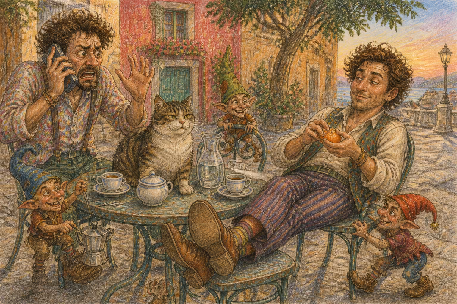 Una scena dei Magikitos che illustra l'espressione Magna tranquillo